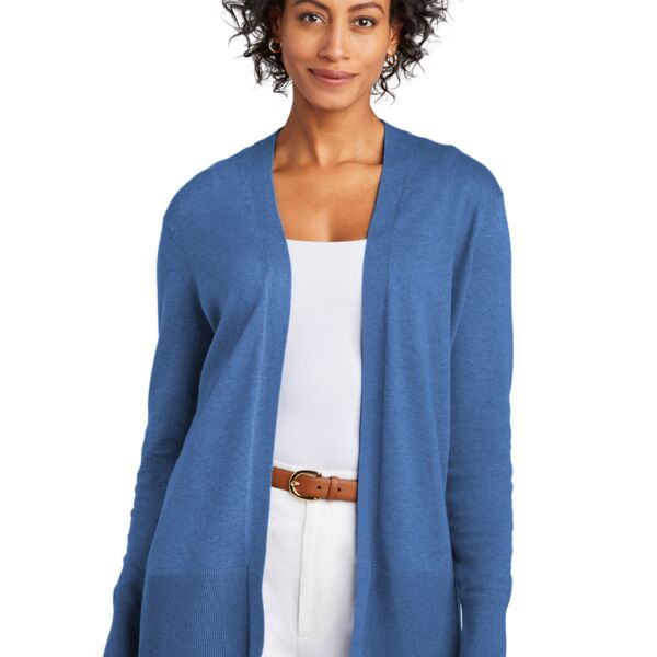 Brooks Brothers Women's Cotton Stretch Long Cardigan Sweater BB18403 Women's Cotton Stretch Long Cardigan Sweater Thumbnail