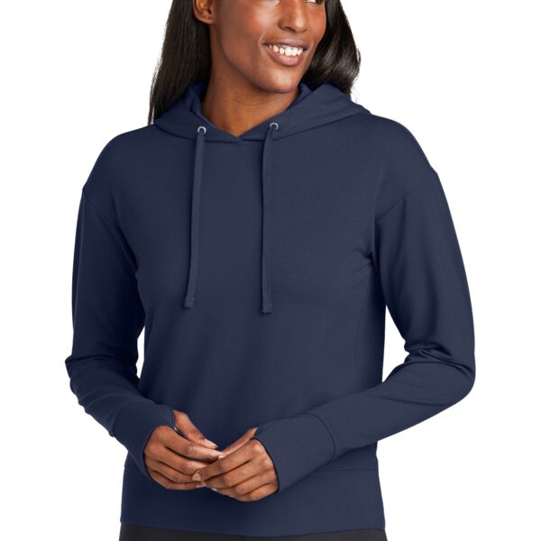 Sport Tek Women's Sport Wick ® Flex Fleece Pullover Hoodie LST562 Women's Sport Wick ® Flex Fleece Pullover Hoodie Thumbnail