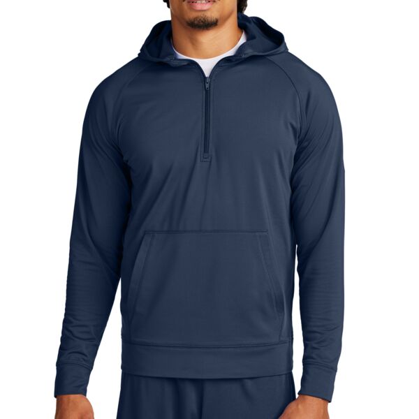 Sport Tek Sport Wick ® Stretch 1/2 Zip Hoodie ST856 Sport Wick ® Stretch 1/2 Zip Hoodie Thumbnail