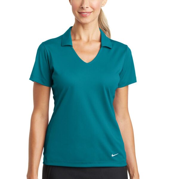 Nike Women's Dri FIT Vertical Mesh Polo 637165 Women's Dri FIT Vertical Mesh Polo Thumbnail