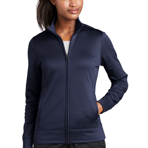 Sport Tek Women's Sport Wick ® Fleece Full Zip Jacket LST241 Women's Sport Wick ® Fleece Full Zip Jacket Thumbnail