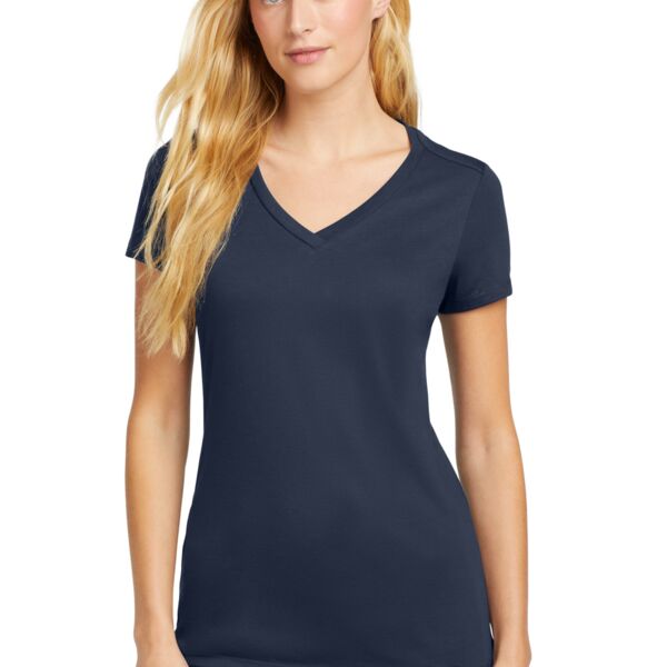 New Era Women's Heritage Blend V Neck Tee LNEA101 Women's Heritage Blend V Neck Tee Thumbnail