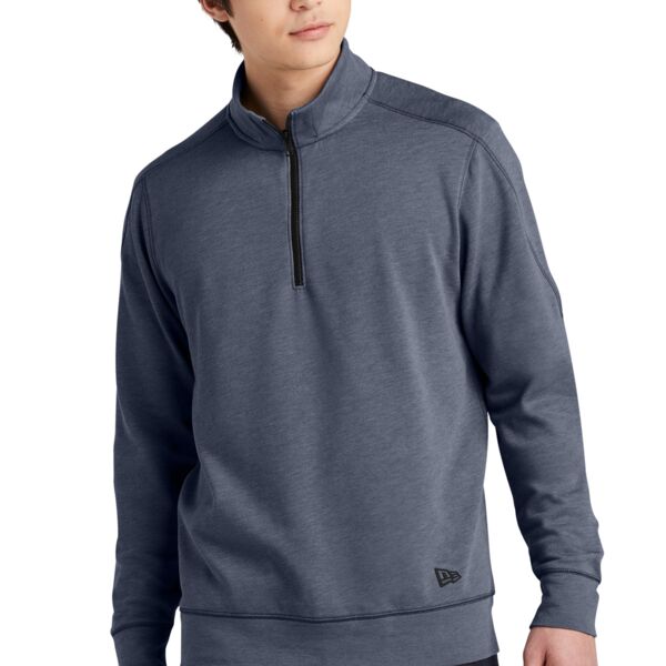 New Era Tri Blend Fleece 1/4 Zip Pullover NEA512 Tri Blend Fleece 1/4 Zip Pullover Thumbnail