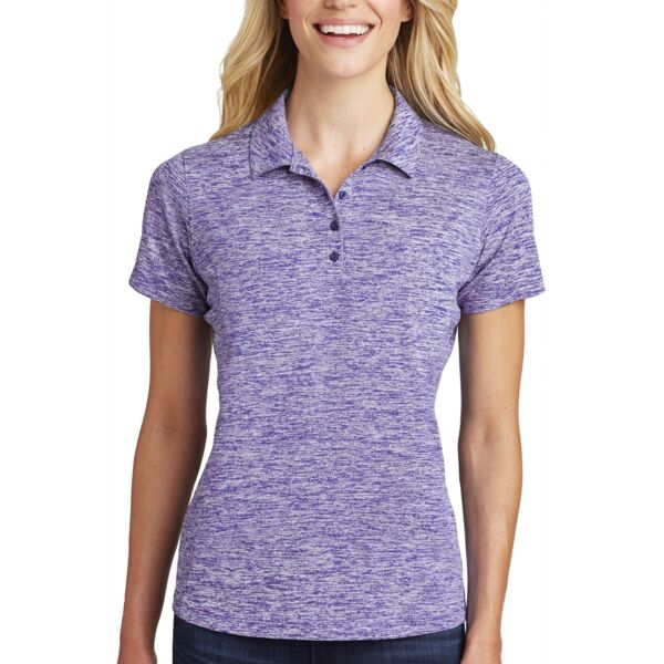 Sport Tek Women's PosiCharge ® Electric Heather Polo LST590 Women's PosiCharge ® Electric Heather Polo Thumbnail