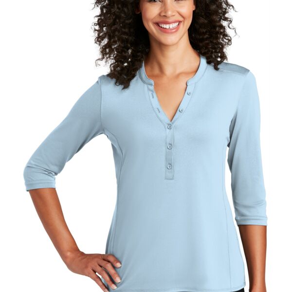 Port Authority Women's UV Choice Pique Henley LK750 Women's UV Choice Pique Henley Thumbnail