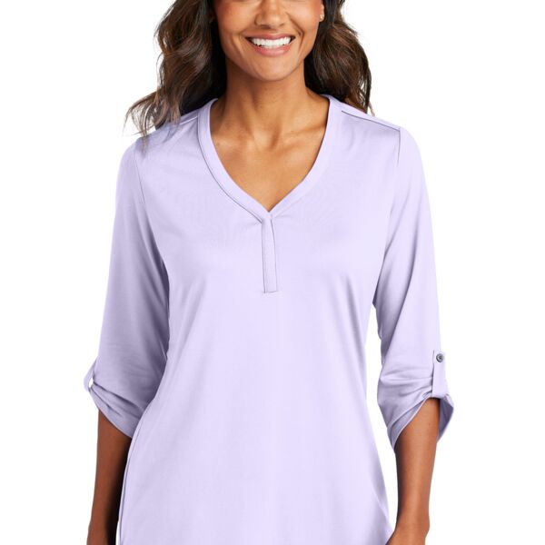 Port Authority Women's City Stretch 3/4 Sleeve Tunic LK6840 Women's City Stretch 3/4 Sleeve Tunic Thumbnail