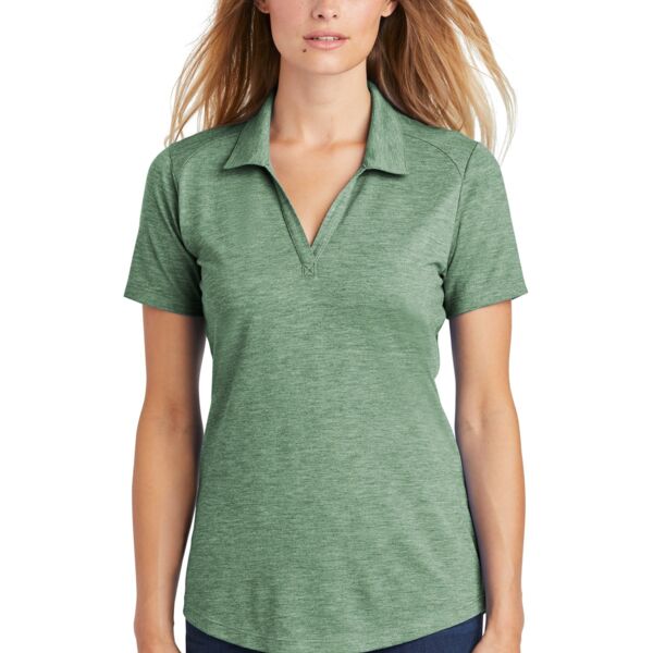 Sport Tek Women's PosiCharge ® Tri Blend Wicking Polo LST405 Women's PosiCharge ® Tri Blend Wicking Polo Thumbnail